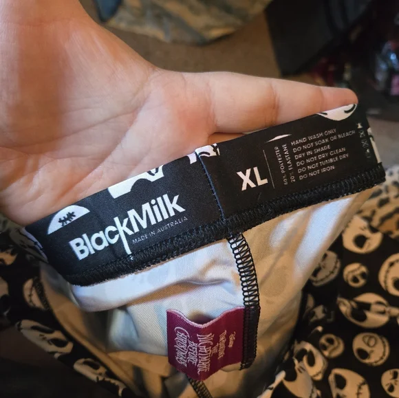 Blackmilk Nightmare Before Christmas Jack Skellington Head Leggings XL - Picture 4 of 6